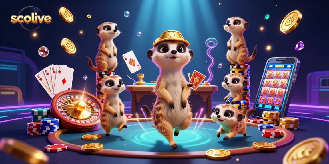 Socolive offers immersive live casino experiences featuring vibrant meerkat characters and thrilling game elements.