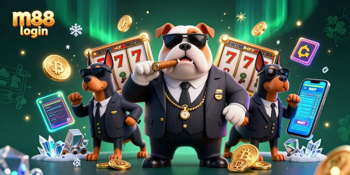 Place your bets with M88 login in this vibrant casino scene full of excitement and winning opportunities.