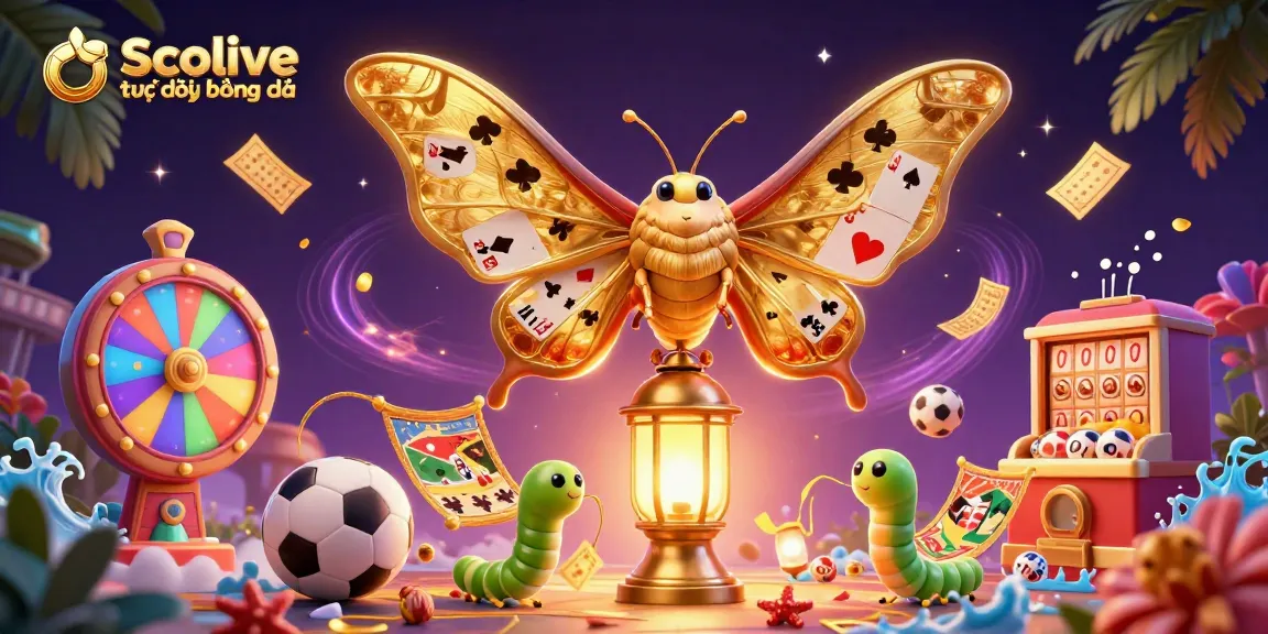 Socolive trực tiếp bóng đá showcases colorful sports balls and vibrant gaming elements in a dynamic 3D illustration.