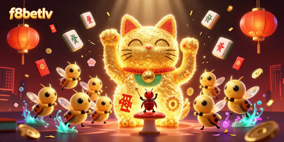 Experience the thrill of winning at f8betlv with dazzling casino symbols and vibrant elements.