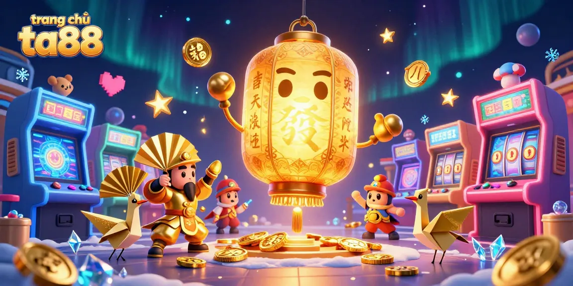 Experience thrilling gameplay at trang chủ ta88 with an immersive casino scene featuring vibrant characters and game elements.